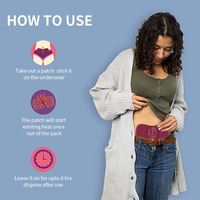 Ceinture chauffante EMS personnalisée en usine, 3 vitesses de vibration, appareil portable de soins de santé à domicile pour soulager les douleurs menstruelles