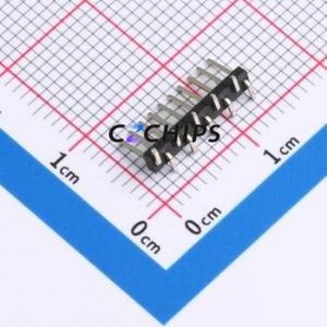 PZ1.27-UL2D-10A Pin Header SMD,P=1.27mm Connector 1x10P 1.27mm Pin Header Vertical Mount - Product Image 2