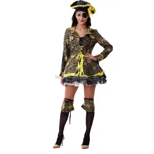 Extravagantes Halloween-Piratenkostüm für Damen