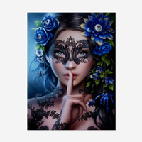 OEM/ODM Image personnalisée 5D Diamant Peinture Beauté Fleur Danse Fête Peinture à l'huile Art Décoration intérieure DIY Peinture par numéros Cadeau