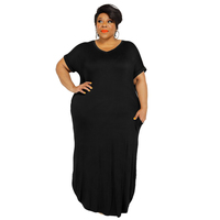 Robe longue d'été pour femmes, grande taille, à la mode