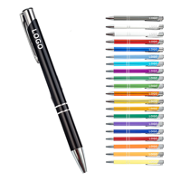 Stylo à Bille Métallique Promotionnel Pas Cher Gravé au Laser Personnalisé avec Logo sur Mesure pour Affaires