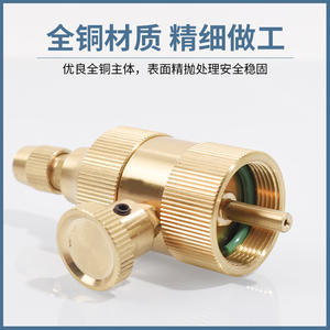 Vanne d'ouverture de bouteille de gaz MAPP, interface 4 mm, anti-retour, régulateur de pression, connecteur de chalumeau de soudage, vanne de réduction de pression - Product Image 4