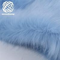 Tissu en fausse fourrure longue et moelleuse de haute qualité Bigz Mango / Vendu au mètre