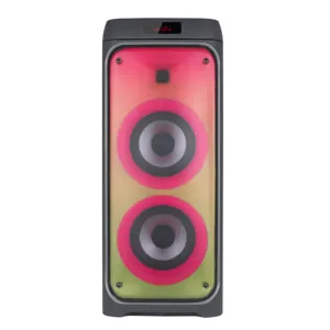 Wireless high quality portable bluetooth karaoke speakers home party loud led speaker wholesale
