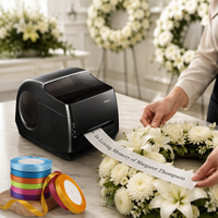 Pita Satin Dekoratif N-Mark untuk Hari Valentine, Pernikahan, Natal, Mesin Printer Pita, Mesin Cetak