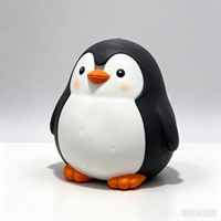 Jouet anti-stress Squishy Pingouin, animal mignon à remontée lente, jouet sensoriel doux, vente en gros