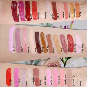 Brillo Labial Rosa Intenso, Lápiz Labial Líquido de Alta Pigmentación, Brillo Labial Brillante Rosa, Logotipo Personalizado, Brillo Labial Hidratante en Tono Rosa - Product Image 5