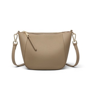 Nuevo <span class=keywords><strong>Bolso</strong></span> de Hombro Multifuncional de Cuero Genuino para Mujer, <span class=keywords><strong>Bolso</strong></span> Tipo Dumpling de Tamaño <span class=keywords><strong>Mediano</strong></span> con Cierre de Cremallera, <span class=keywords><strong>Bolso</strong></span> Cruzado - Product Image 4