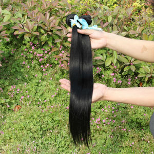 Paquets de <span class=keywords><strong>cheveux</strong></span> humains alignés avec des cuticules vierges crues Os Droit Naturel Soyeux Smoothy Extension de <span class=keywords><strong>cheveux</strong></span> crus vietnamiens - Product Image 6
