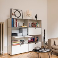 Meuble modulaire de style vintage et européen en acier inoxydable, buffet multifonction avec 5+ tiroirs, meubles pour la maison