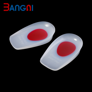 Morbido Forte Adsorbimento Coppe Tallone Cuscino Rilievi del Tallone Del Gel Del <span class=keywords><strong>Silicone</strong></span> <span class=keywords><strong>Per</strong></span> speroni Ossei Fascite plantare - Product Image 4