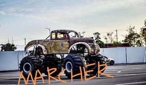 Pneu de camion monstre de marque Marcher 66x43.00-25 pour les États-Unis avec une couleur différente, approvisionnement direct d'usine - Product Image 3