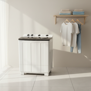 20KG Black TwinTub Semi Auto <strong>Washing</strong> <strong>Machines</strong> Twin Tub <strong>Washing</strong> <strong>Machine</strong> <strong>Top</strong> <strong>Loading</strong> - Product Image 1