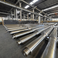 Heavy Duty Personnalisé 40CrNiMo 42CrMo GH4169 34CrNi3Mo 4330v Alliage Acier Forgé Arbre Forgé Services HaiYuan Marque