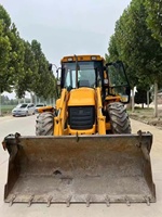Traktor Mini Pertanian Bekas Caterpillar Backhoe Excavator Loader Jcb 4x4 Dengan Front Loader dan Backhoe