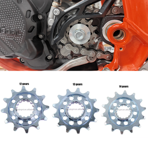 Pignon avant de moto 12T 13T 14T pour KTM BETA HUSABERG HUSQVARNA <span class=keywords><strong>GASGAS</strong></span> SX SX-F XC XC-F XC-W EXC MXC XCF-W Six Days - Product Image 2