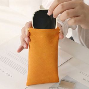 Wholesale Soft PU Leather Glasses Bag Sunglasses <b>Box</b> Portable <b>Waterproof</b> Pouch Eyewear <b>Storage</b> Bag - Product Image 4