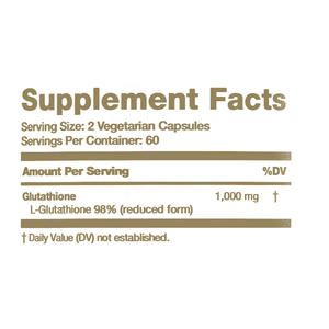 Private Label Ultra Alta Resistência Glutationa Cápsulas Suporta Saúde do Fígado 1000mg Concentrado Fórmula Suplemento Glutationa - Product Image 3