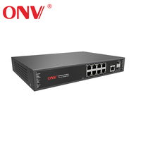 ONV L2+ Managed 8 Port Gigabit Switch Kapasitas 128Gbps MSTP/<50ms & ACL/QoS untuk Jaringan Inti Perusahaan