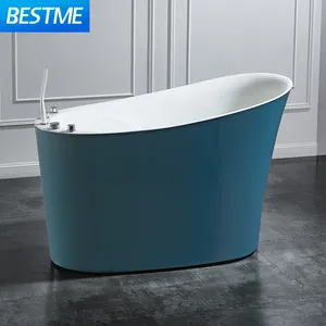 כהה ירוק אמבטיה יוקרה אמבטיה בודד אקריליק מוצק משטח אמבטית