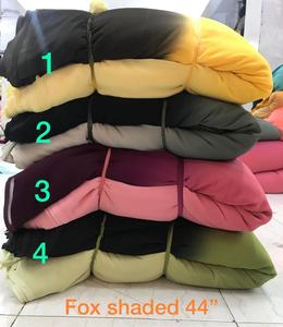 High Quality Indian Manufacturer's Faux Georgette Fabric Plain Shaded Embroidery Excellent Wedding Dress <b>Materials</b> Export Price - Product Image 5