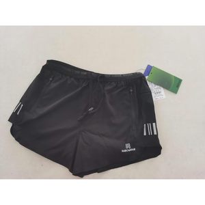 FOXA Women's <b>Drawstring</b> Sports Shorts Black Quick Dry With Pockets For Running Workout - Product Image 5