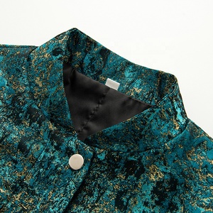 OUDINA Nuova Collezione Invernale di Giacche Imbottite per Donne, Maniche Lunghe, Paillettes, Stile <span class=keywords><strong>Tweed</strong></span>, Vestibilità Comoda - Product Image 3