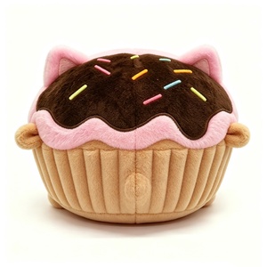 Custom Cupcake plush, Food plush, Cat cupcake plush, Dessert stuffed animal - Product Image 3