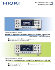 Hioki RM3544 Mètre de résistance avec correction de température - Product Image 3