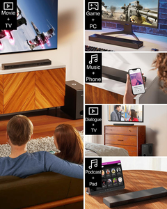 ซาวด์บาร์ 2.1 แชนแนล <span class=keywords><strong>Dolby</strong></span> Atmos พร้อมซับวูฟเฟอร์แบบมีสาย กำลังขับสูงสุด 190 วัตต์ ระบบโฮมเธียเตอร์ EARC BT 5.3 สำหรับทีวี - Product Image 2