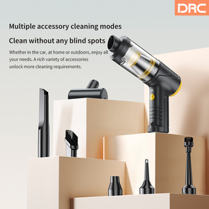 <span class=keywords><strong>Aspirateur</strong></span> <span class=keywords><strong>de</strong></span> voiture sans fil 4-en-1 19500PA 120W, 3 vitesses, LED, 6000mAh, USB-C, souffleur, pompe d'aspiration, gonfleur, filtre HEPA pour voiture, maison, animaux domestiques - Product Image 3