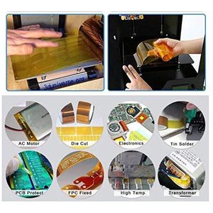 Cinta de película de poliimida para manualidades DIY de Xingyan, cinta térmica <span class=keywords><strong>Goldfinger</strong></span> resistente al calor con adhesivo de fusión en caliente para prensa de calor por sublimación - Product Image 5