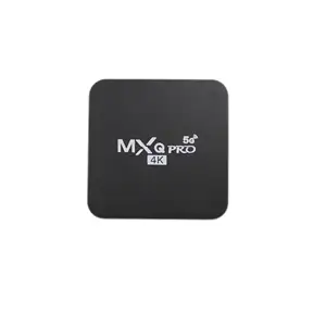 工厂价格MXQPRO高清4k交叉YouTube 5G WIFI双频蓝牙机顶盒安卓电视盒