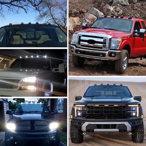 Lot de 5 feux de gabarit solaires universels pour toit de camionnette Ford F150, Dodge Ram, GMC, fourgonnettes, camions et SUV - Product Image 6