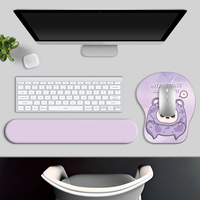 Tapis de souris d'impression ergonomique promotionnel avec support de poignet protégez vos poignets tapis de souris repose-poignets en gel