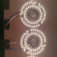Pas de scintillement 5cct Chaînes de traction et télécommande Dimmable 120V 20W 118mm ETL FCC LED Board pour ventilateur de plafond