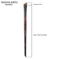 Nouvel ensemble de 13 pinceaux de maquillage en fibres synthétiques Cangzhou avec manche en bois pour le contour des yeux, les fards à paupières, le blush, la poudre libre et les sourcils