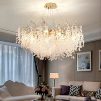 Nouveau produit, lustre en cristal LED personnalisé de grande taille pour la décoration intérieure, hôtel, église, escalier, luxe