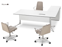 Skymax bureau minimaliste Accessoires bureau bureau exécutif bureau de luxe personnalisé en forme de L bureau moderne