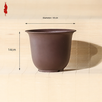 Pots de fleurs en résine pour orchidées et succulentes, style contemporain, style chinois, contrôle des racines, écologiques, pour salon et bureau