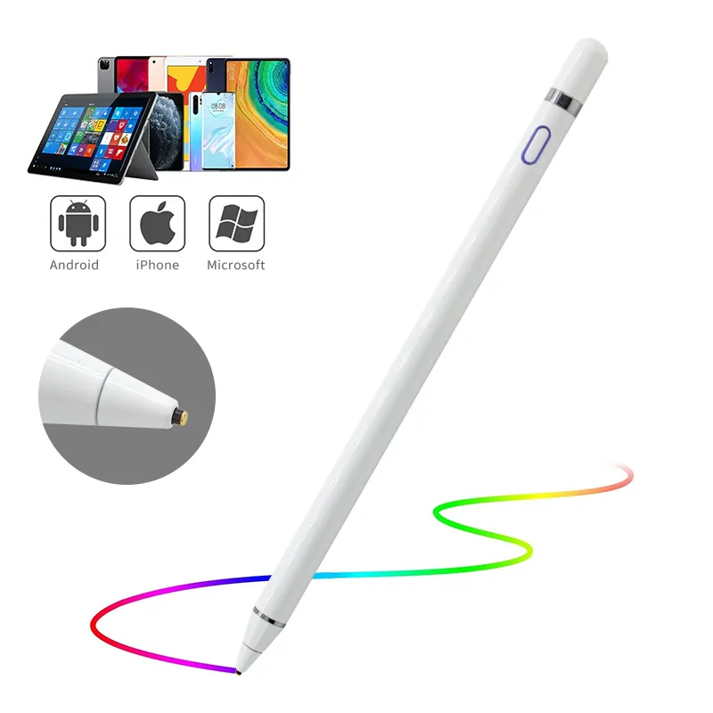 Wholesale fine touch screen pens painting mapping on tablet Precision chip active Capacitance pen professional Universal stylus