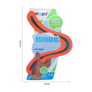 Jeu de cour pour enfants Flying Spinner Boomerang Facile à lancer et à attraper Soft Grip Boomerang Flying Disc pour animaux de compagnie - Product Image 6