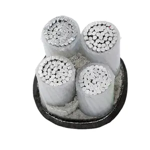 YJLV/AL/XLPE/PVC Armoured cable 4-core 10/16/25/35/50 square 1KV low voltage overhead armored buried power cable
