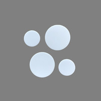 Plaques de filtres en céramique aluminium 95, poreuses de haute qualité, 4 pièces