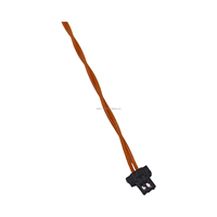 HRS SignalBee 0.6mm Pitch 2P DF53-2P-0.6C Linksunet UL10064-32AWG Faisceau de câbles vers ligne de signal interne de robot humanoïde