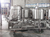 Équipement de brasserie clé en main de 400 L, système de brassage de bière avec brasserie, fermentateurs et réservoirs de brassage à vendre