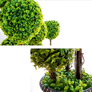 Lớn trong nhà nhựa cây cảnh nhân tạo cây hoa cây xanh thiết kế nhà Giáng sinh tốt nghiệp năm mới tùy chọn bán buôn - Product Image 6