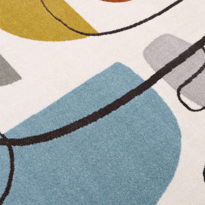 Vendita calda di lusso fatto a mano <span class=keywords><strong>tappeto</strong></span> colorato in fibra di lana modello astratto per sala da pranzo per bambini corridoio <span class=keywords><strong>tappeto</strong></span> di lana - Product Image 5