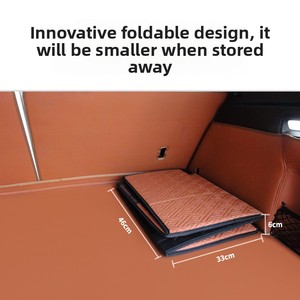 Caja de almacenamiento colgante para <span class=keywords><strong>maletero</strong></span> de coche, bolsa de almacenamiento trasera de coche SUV de cuero moderno, bolsa colgante decorativa para almacenamiento de fila trasera Hy7 - Product Image 4